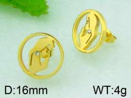 SS Gold-Plating Earring