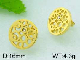 SS Gold-Plating Earring