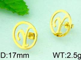 SS Gold-Plating Earrings