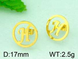 SS Gold-Plating Earrings