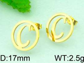 SS Gold-Plating Earrings