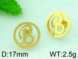 SS Gold-Plating Earrings