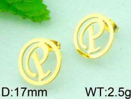 SS Gold-Plating Earrings