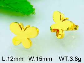 SS Gold-Plating Earring