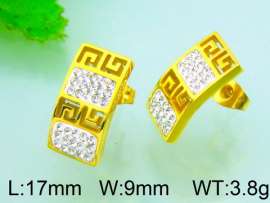 SS Gold-Plating Earring