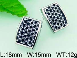 Stainless Steel Stone&Crystal Earring
