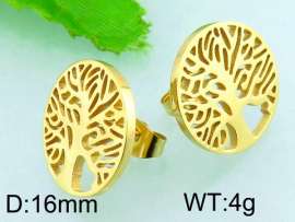 SS Gold-Plating Earring