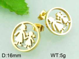 SS Gold-Plating Earring