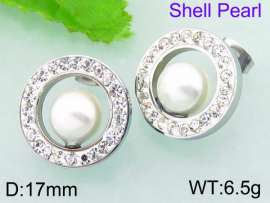 Stainless Steel Stone&Crystal Earring