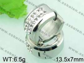 Stainless Steel Stone&Crystal Earring