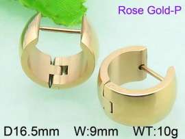 SS Rose Gold-Plating Earring