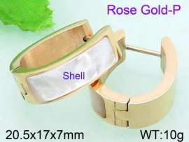 SS Rose Gold-Plating Earring