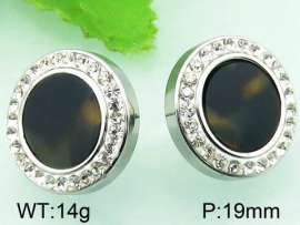 Stainless Steel Stone&Crystal Earring