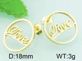 SS Gold-Plating Earring