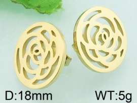 SS Gold-Plating Earring