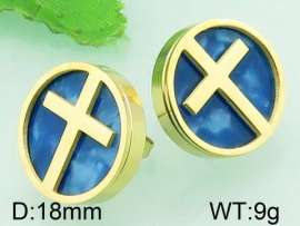 Stainless Steel Stone&Crystal Earring