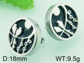 Stainless Steel Stone&Crystal Earring