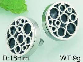 Stainless Steel Stone&Crystal Earring