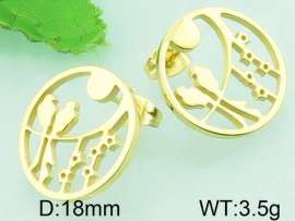 SS Gold-Plating Earring