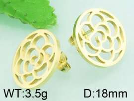 SS Gold-Plating Earring