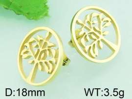 SS Gold-Plating Earring