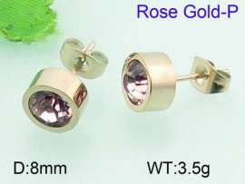 Stainless Steel Stone&Crystal Earring