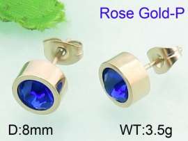 Stainless Steel Stone&Crystal Earring