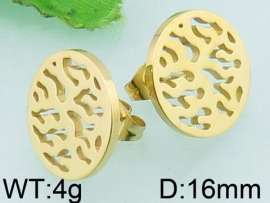 SS Gold-Plating Earring