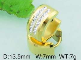 Stainless Steel Stone&Crystal Earring