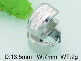 Stainless Steel Stone&Crystal Earring