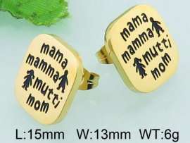 SS Gold-Plating Earring