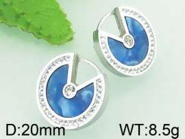 Stainless Steel Stone&Crystal Earring