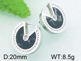 Stainless Steel Stone&Crystal Earring