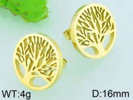 SS Gold-Plating Earring