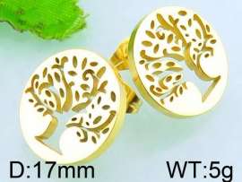 SS Gold-Plating Earring