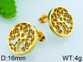 SS Gold-Plating Earring