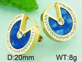 Stainless Steel Stone&Crystal Earring
