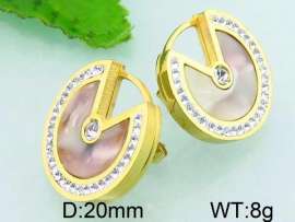 Stainless Steel Stone&Crystal Earring