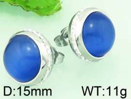 Stainless Steel Stone&Crystal Earring