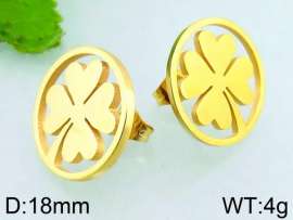 SS Gold-Plating Earring
