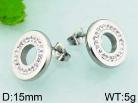 Stainless Steel Stone&Crystal Earring