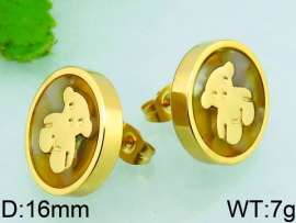 SS Gold-Plating Earring