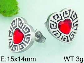 Stainless Steel Stone&Crystal Earring