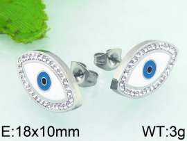 Stainless Steel Stone&Crystal Earring