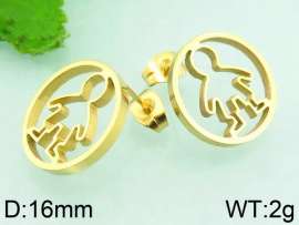 SS Gold-Plating Earring