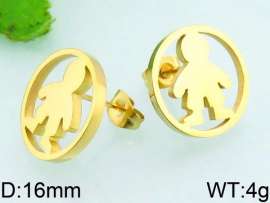 SS Gold-Plating Earring