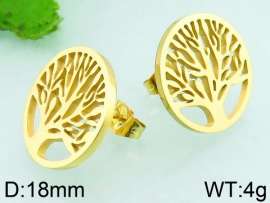 SS Gold-Plating Earring