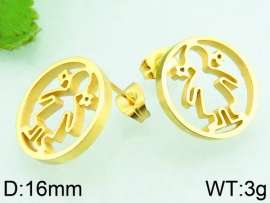 SS Gold-Plating Earring