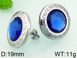 Stainless Steel Stone&Crystal Earring
