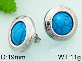 Stainless Steel Stone&Crystal Earring